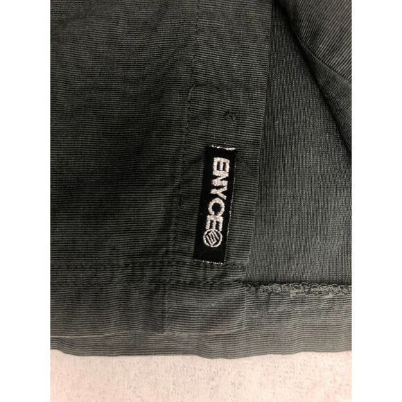 ENYCE Men’s Shirt XL Short Sleeve Buttons Gray - Picture 7 of 9